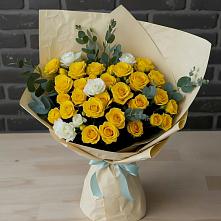 Букет цветов из:  Розы в Красногвардейском