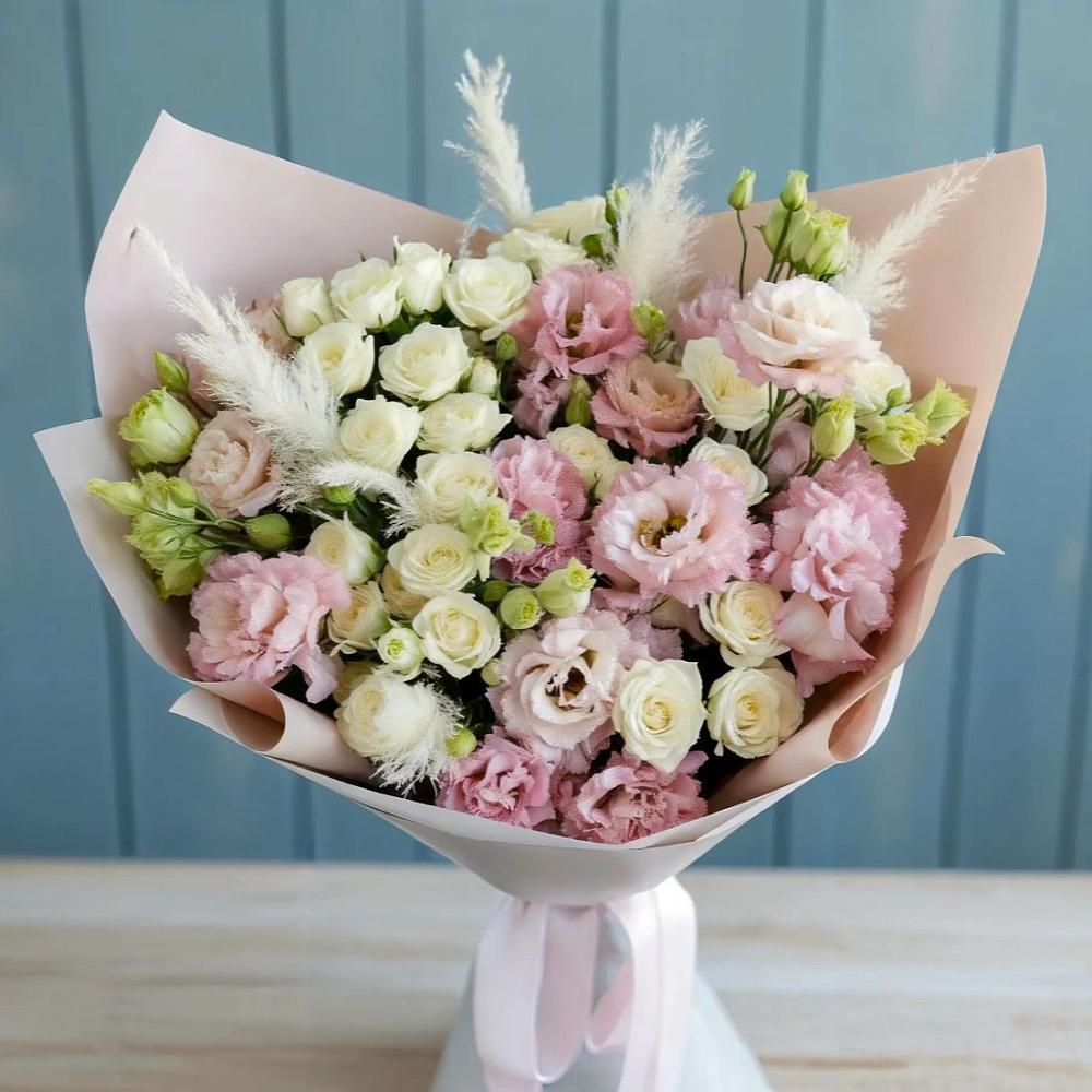 Букет цветов из: Альстромерии и Розы в Красногвардейском