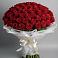 Букет 101 Красная роза Блэк Мэджик в Красногвардейском