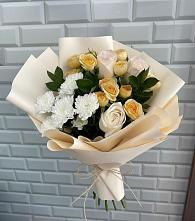 Букет цветов из:  Розы и Хризантемы в Красногвардейском