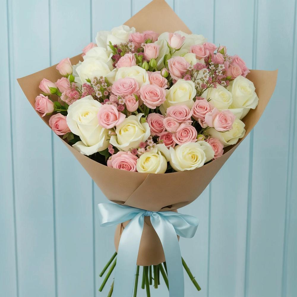 Букет цветов из: Розы в Красногвардейском