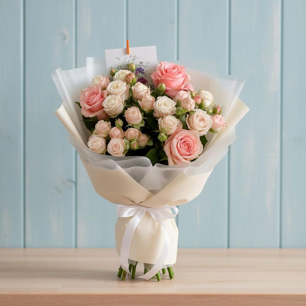 Букет цветов из: Розы в Красногвардейском