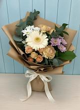 Букет цветов из:  Герберы и Хризантемы в Красногвардейском