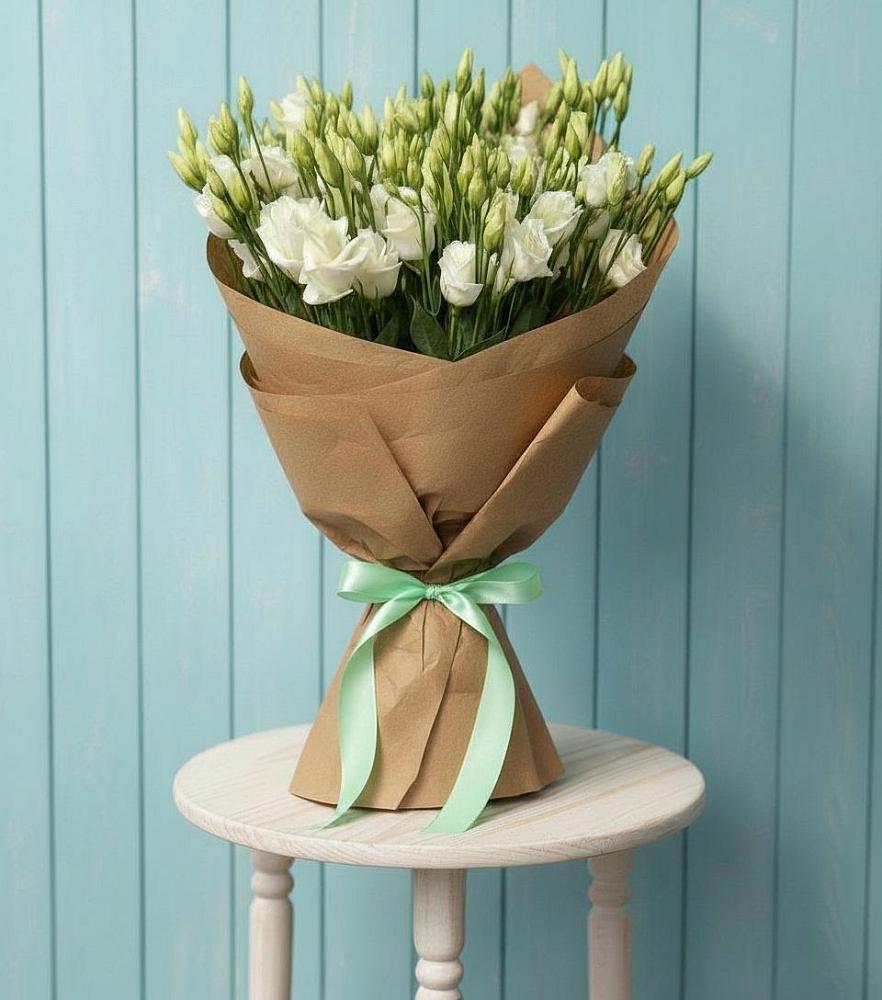 Букет цветов из: Лизиантусы в Красногвардейском