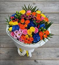 Букет цветов из:  Розы и Хризантемы в Красногвардейском