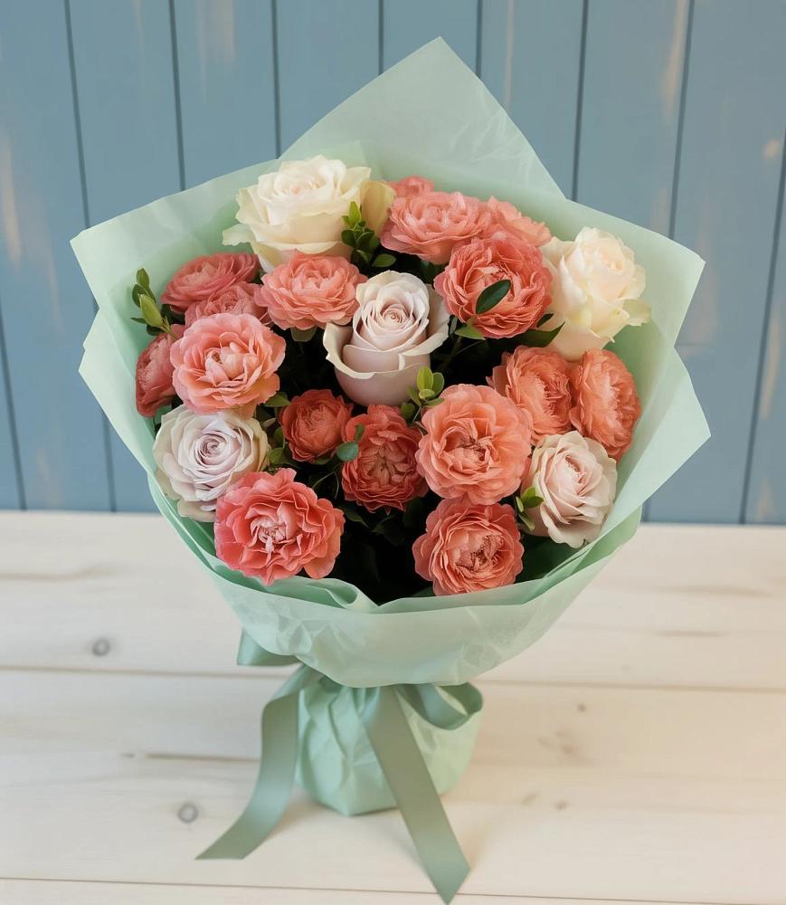 Букет цветов из: Розы в Красногвардейском