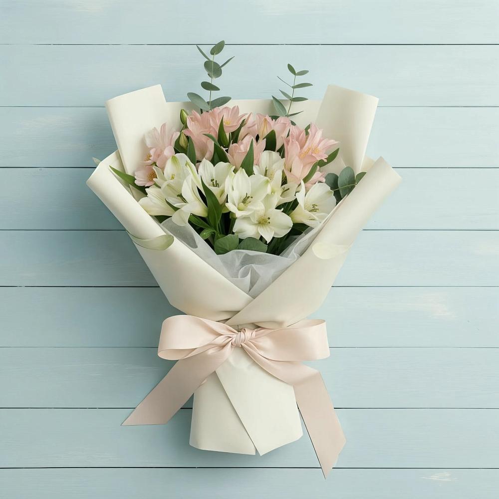 Букет цветов из: Альстромерии в Красногвардейском