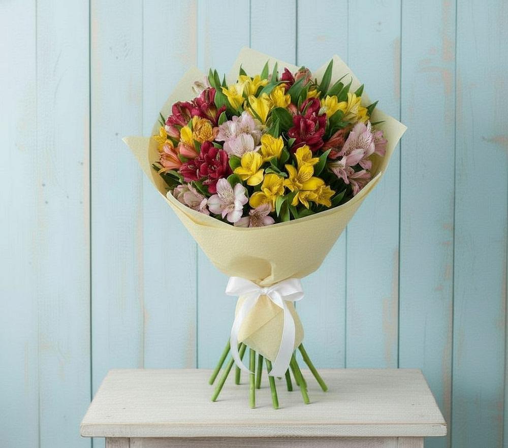 Букет цветов из: Альстромерии в Красногвардейском