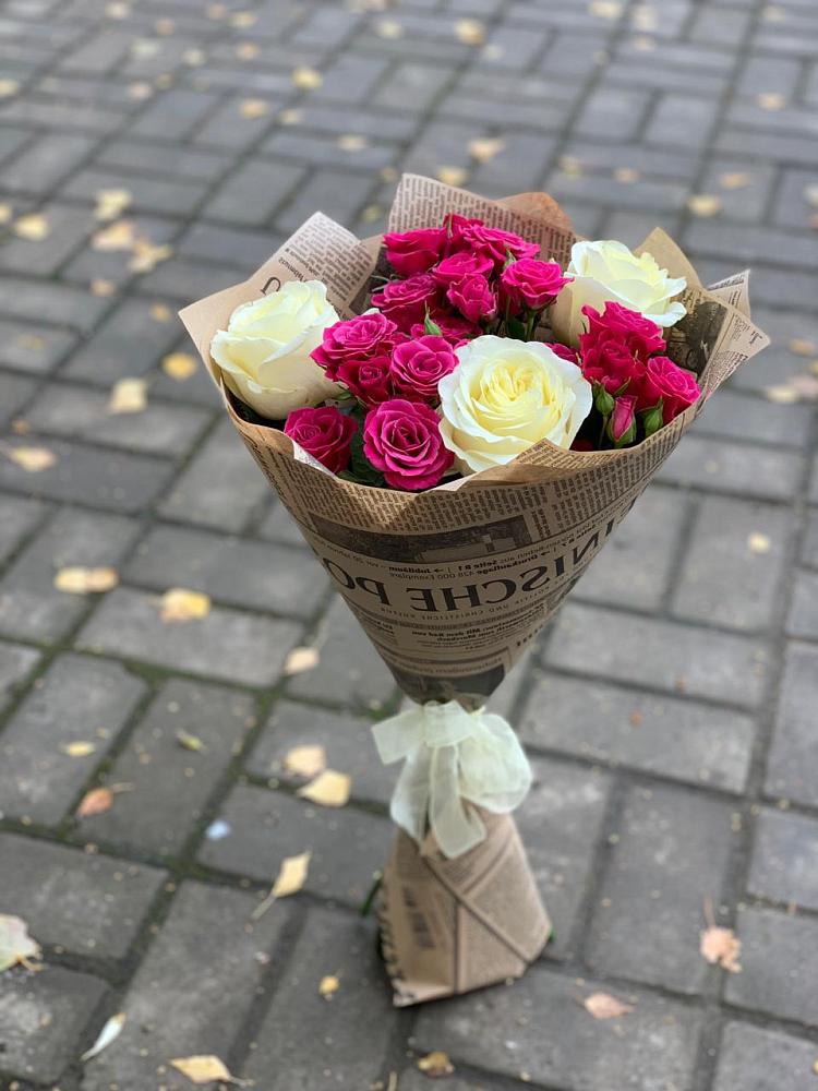 Букет цветов из: Розы в Красногвардейском